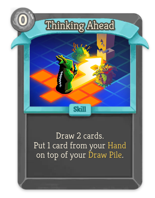 Thinking Ahead - Colorless Skill - Slay the Spire 2 | sts2front